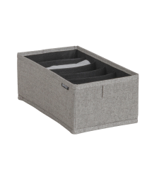 SOFT ll Organizer Grau - 6 Fächer schmal