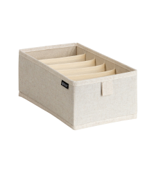 SOFT ll Organizer Beige - 6 Fächer schmal