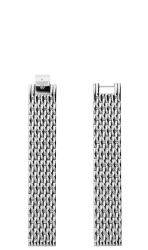 Uhrenarmband Edelstahl 15mm Silber E4.223.M