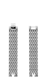 Uhrenarmband Edelstahl 15mm Silber E4.226.M
