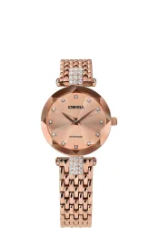 Facet Strass Schweizer Damenuhr J5.773.S