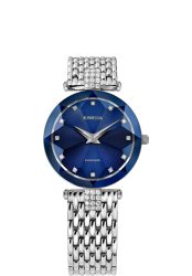 Facet Strass Schweizer Damenuhr J5.703.M