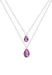 Facet Pear Halskette mit Anhänger JS.0048