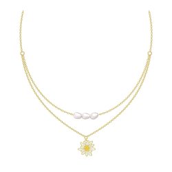 Edelweiss Halskette mit Anhänger JS.0204.C