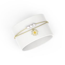 Edelweiss Armband mit Anhänger JS.0204.B