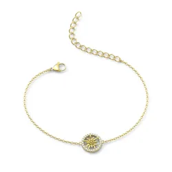 Edelweiss Armband mit Anhänger JS.0206.C