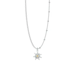 Edelweiss Halskette mit Anhänger JS.0207.A