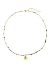 Enzian Halskette mit Anhänger JS.0230.A