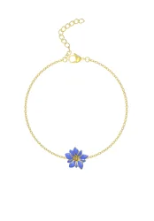 Enzian Armband mit Anhänger JS.0221.C