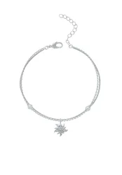 Edelweiss Armband mit Anhänger JS.0224.A