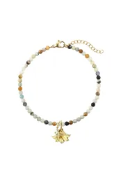 Enzian Armband mit Anhänger JS.0230.B