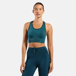 Odlo Seamless Medium - Padded Sport BH für Damen - Training, Radsport - marineblau, XL
