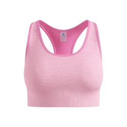 Odlo Seamless Medium - Padded Sport BH für Damen - Training, Radsport - pink, XS