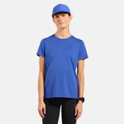 Odlo Essential Laufshirt Damen-blau