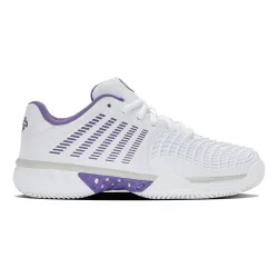 K-Swiss Express Light 3 Sandplatzschuh Damen - weiß, lavendel