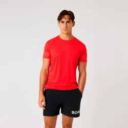 Björn Borg Light T-Shirt Herren - rot