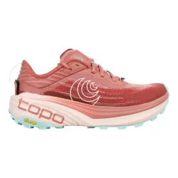TOPO ATHLETIC Vista Trailschuh Damen - altrosa, türkis