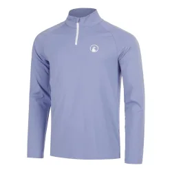 Quiet Please Glow Big Serve 1/4 Zip Longsleeve Herren