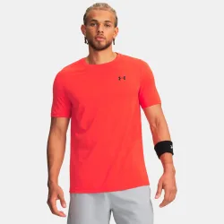 Under Armour Vanish Seamless T - Shirt Herren rot, schwarz