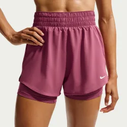 Nike Dri - Fit One High Rise 2in1 3in Shorts Damen