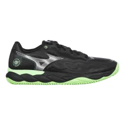 Mizuno WAVE ENFORCE COURT PADEL Padelschuh Herren-schwarz, neongrün