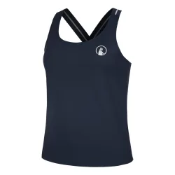 Quiet Please Serve & Volley Tank-Top Damen-dunkelblau
