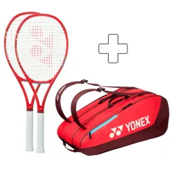 Yonex 2x VCORE 98 (2026) plus Schlägertasche