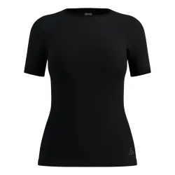Odlo Performance Light Base Layer T-Shirt für Damen - Wandern, Skilanglauf - schwarz, M