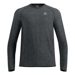 Odlo Essential Seamless Langarm-Laufshirt für Herren - Training, Running - grau, XXL