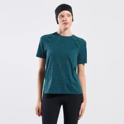 Odlo Essential Seamless Lauf-T-Shirt für Damen - Training, Running - marineblau, L