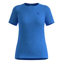 Odlo Essential Seamless Lauf-T-Shirt für Damen - Training, Running - blau, L