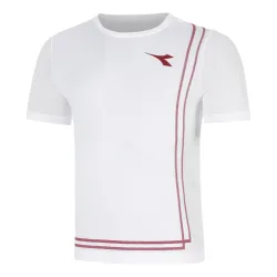 Diadora Match made in Italy T-Shirt Herren - weiß