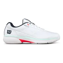 Wilson Rush Lite 5 Sandplatzschuh Herren - weiß, türkis