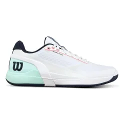 Wilson Rush Pro 5 Allcourtschuh Herren - weiß, türkis
