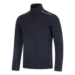 JLindeberg Leon Quarter Zip Longsleeve Herren - dunkelblau