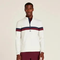 Wilson Elevate Performance Half - Zip Longsleeve Herren sand