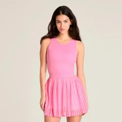Wilson, Wilson Pleated Mesh Kleid Damen - rosa