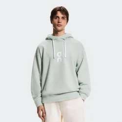 On Club Hoody Herren - mint, weiß