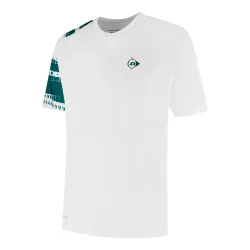 Dunlop T-Shirt Herren-weiß, dunkelgrün