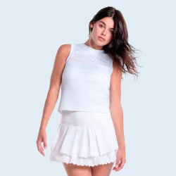 Lucky in Love Weave Stripe Muscle Tank - Top Damen