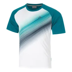 HEAD Topspin T - Shirt Herren dunkelgrün, weiß