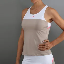 Endless Bloom Tank - Top Damen beige, weiß