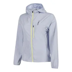 NEO Feel the Vybe Fly Laufjacke Damen-blaugrau, limette