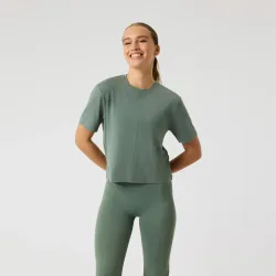 Björn Borg Studio Soft Cropped T - Shirt Damen