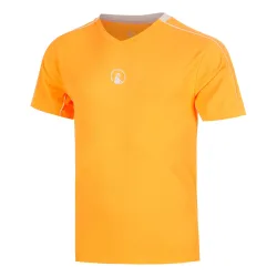 Quiet Please Glow Topspin V - Neck T Shirt Herren
