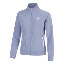 Quiet Please Glow Return Trainingsjacke Damen - blau