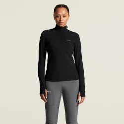 Craft Gain Thermal Laufshirt Damen - schwarz