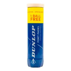 Dunlop Fort Padel 4er Dose