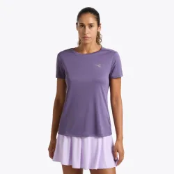Diadora Court T-Shirt Damen - violett