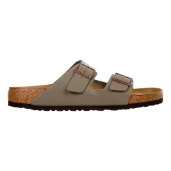 Birkenstock Arizona Birko-Flor® Regular Fit Herren Slipper Grau, Herren, Größe: 41